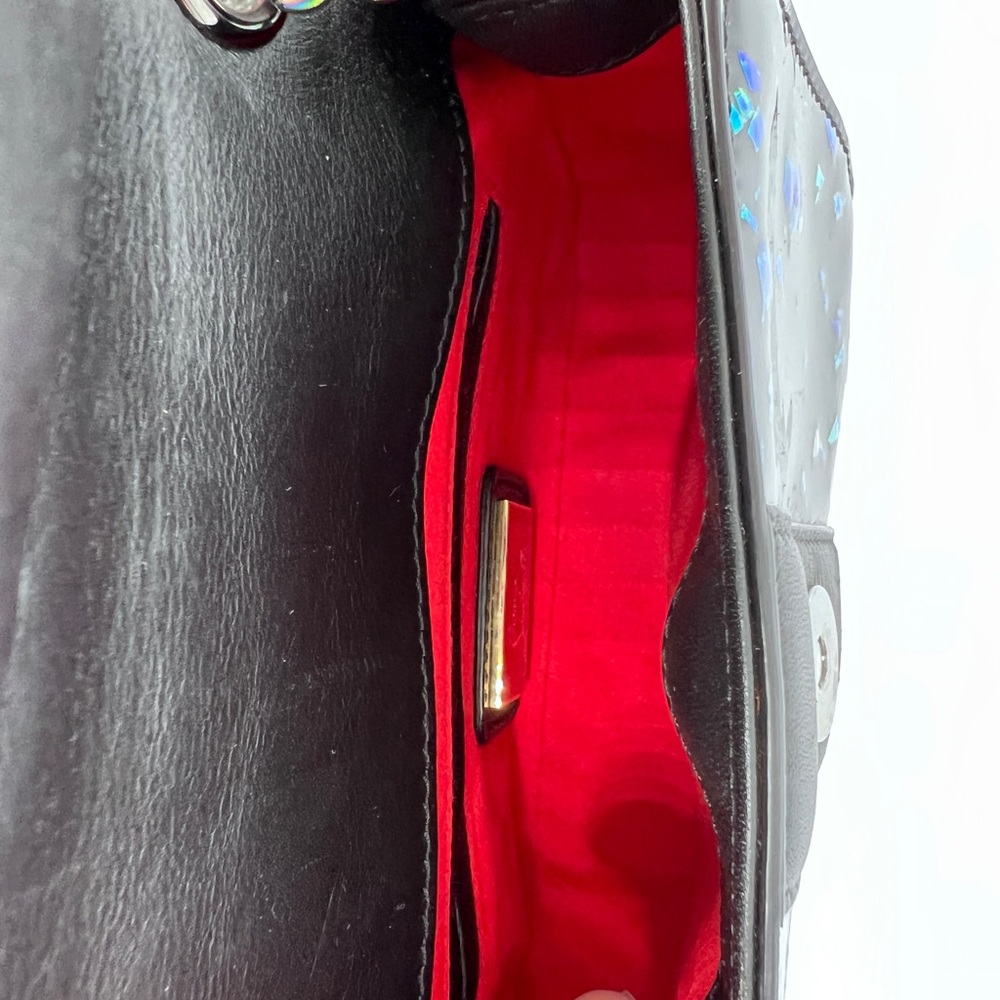 RARE Louboutin Sweet Charity Iridescent Hologram Bag - Picture 9 of 10